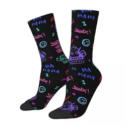 Funny Crazy Sock for Men Hip Hop Harajuku Arcane Happy Quality Pattern Printed Boys Crew Sock Novelty Gift