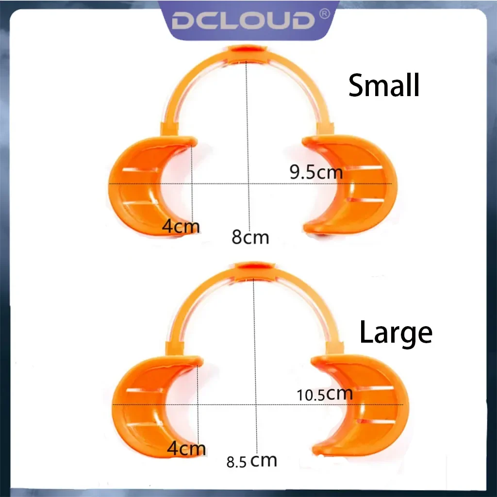 

Dental Orthodontic C-Shape Mouth Opener Cheek Lip Retractors Soft Silicone Orange Dentistry Oral Care Tool Dentistry Materials