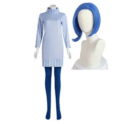 Adult Women Movie Inside Cosplays Out Sadness Costume Or Wig