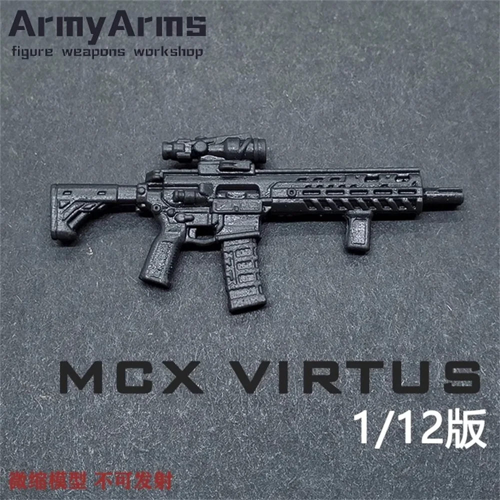 Snail ArmyArms - Muñeco Soldado a Escala 1/12, Aproximadamente 6 cm, Rifle Virtus MCX (Sin Equipo de Lanzamiento), Modelo de Juguete de Regalo, Disponible
