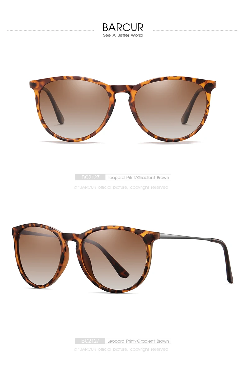 BARCUR Klassische polarisierte Sonnenbrille für Männer und Frauen, unverzichtbar für Outdoor-Fahren, Business-Freizeit-Sonnenbrillen – Detail 16