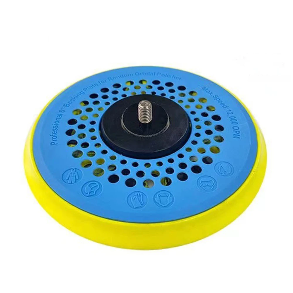 

6inch Professional Sanding Pad Polishing Backing Plate for Orbital Polisher with Heat Emission Holes Polishing Sand Discs