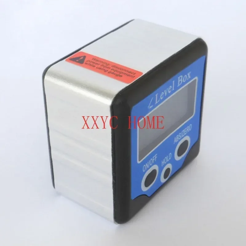 360 degrees Magnets Base Digital Inclinometer Angle Gauge Meter Spirit Level Horizontal Bevel Box Measuring Tool