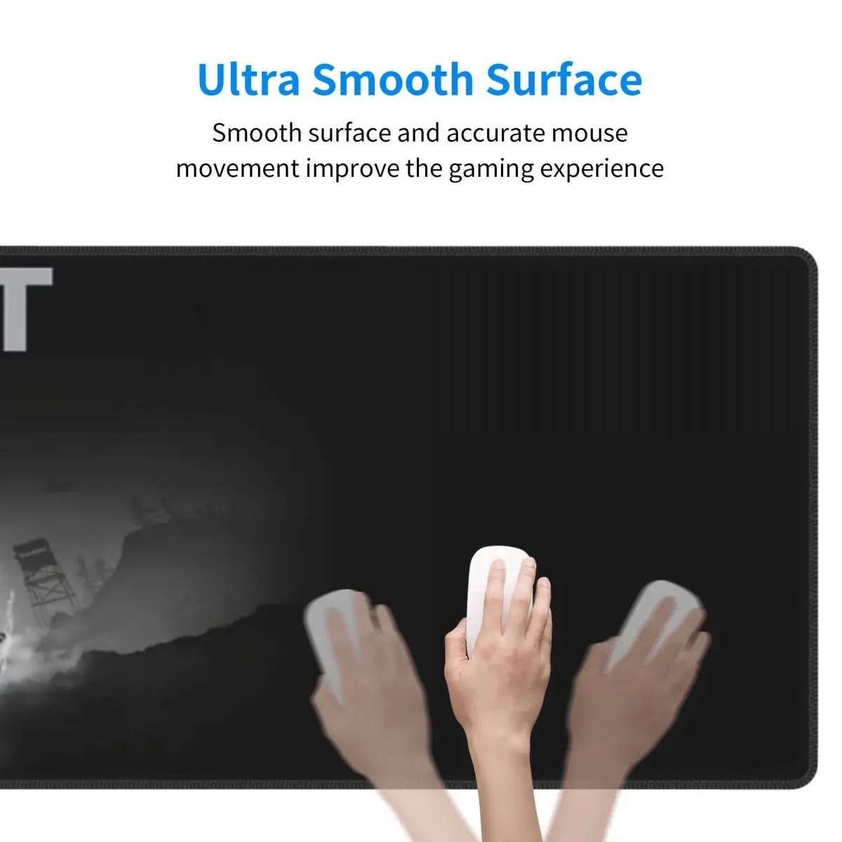 Rust Hazmat AK - Left Side Rubber Keyboard Pads