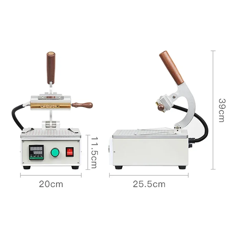 1PC 90ZM Manual Desktop Bronzing Machine Press Manual Leather Goods Movable Copper Mold Bronzing Imprinting