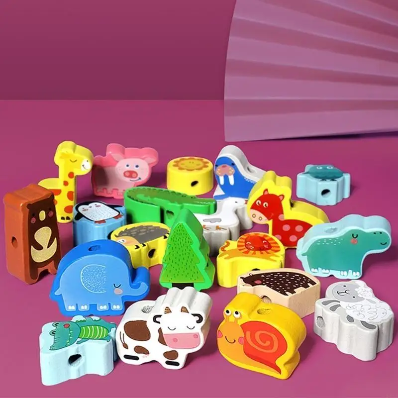 

F62D Educational Game Toy Threading Game Educational Game Toy for Girls Boys