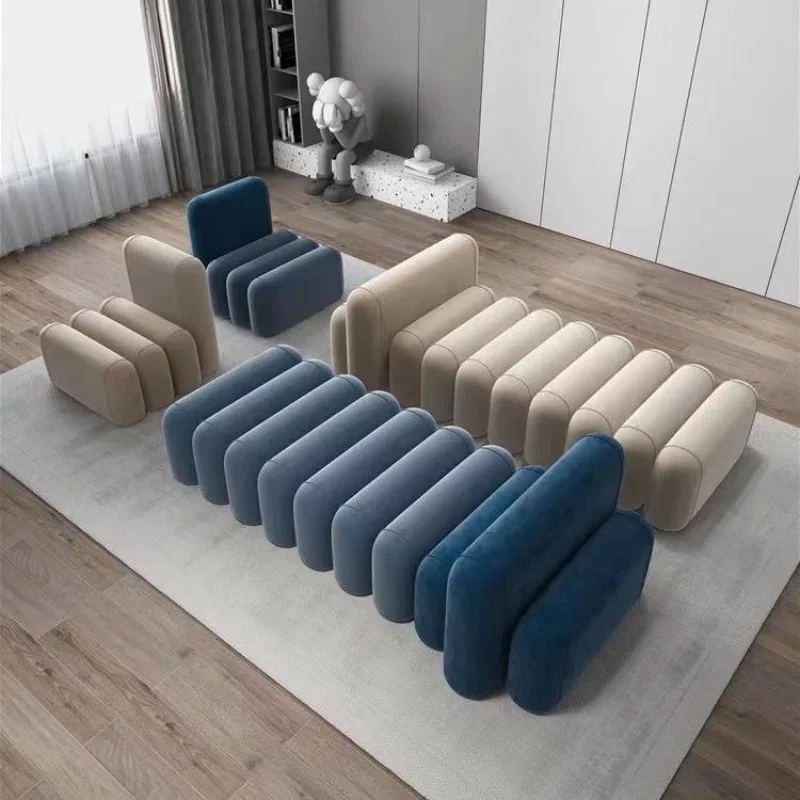 

Long sofa resting stool bedroom bedside stool simple living room