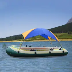 2-4 Person PVC Fishing Inflatable Boat Sun Shade Tent for INTEX Inflatable Boat Tent Sun Shelter Sun Canopy Beach Sunshade Tent