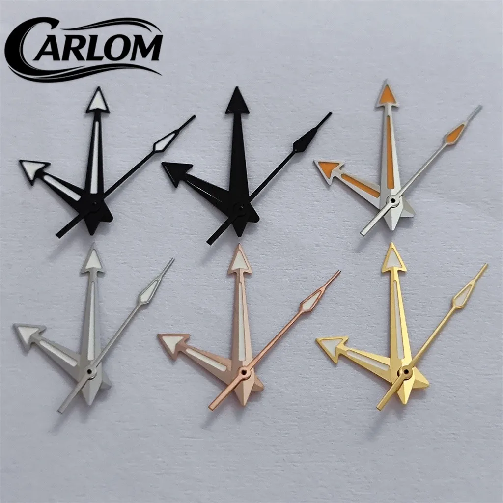 Watch Hands For NH35 NH36 NH38 NH39 NH70 NH72 Movement Green Luminous High Quality Watch Accessories Silver Black Gold Yellow