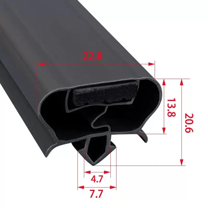 2.5m Customize refrigerator door gasket replacement Refrigerator door seal replacement Refrigerator door magnetic rubber pad