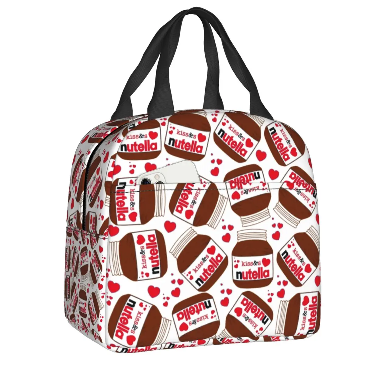 None Nutella Jar Insulated Lunch Bag 4