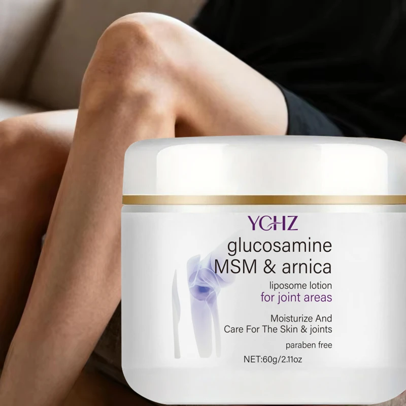 Glucosamine, Msm, and Arnica Flower Joint Cream Liposome Lotion, Moisturizes, Nourishes, and Protects Skin and Joints, Formula Free of Parabens.