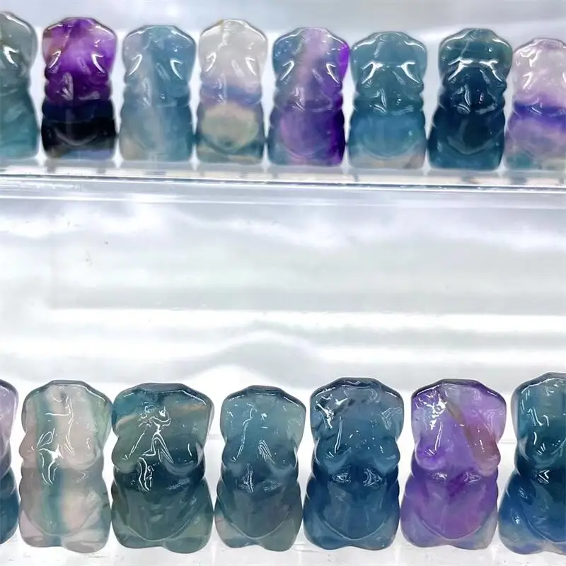 1 шт., Женская Мини-Статуэтка из натурального кристалла, 3,5 см