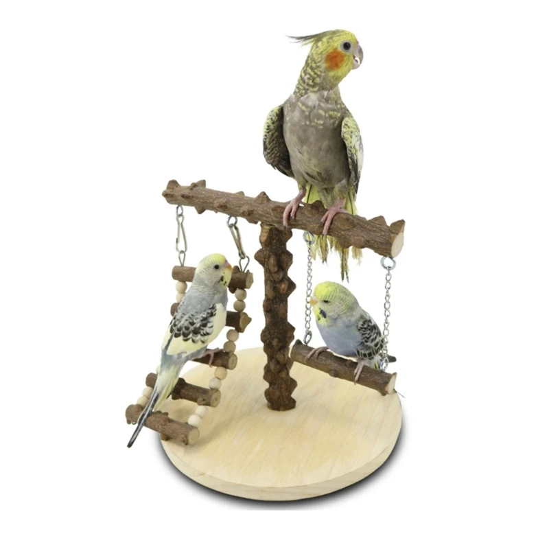 

Bird Swing, Parrots Cage Toy, Swing Bridge Training Playstand Funfair