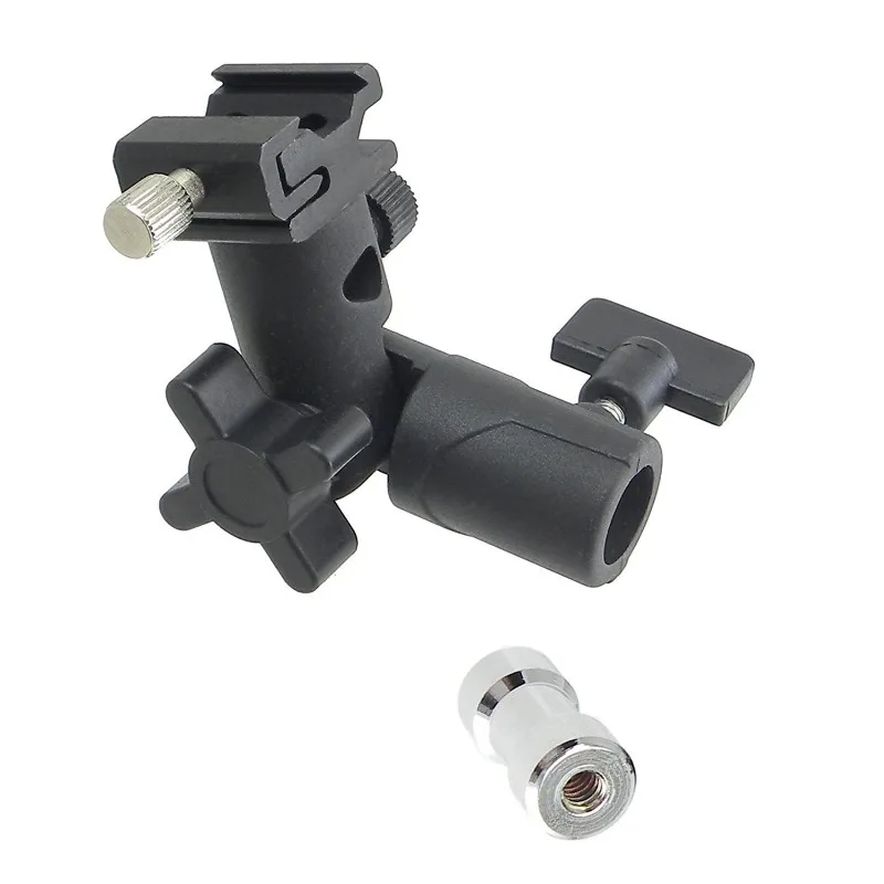 Light Holder Converts Mobile Phone Holder, Flash Holder PTZ E-type Lamp Holder Can Be Connected To 1/4 Tripod 3/8 Conversion