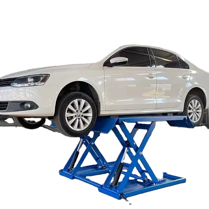 Hydraulic car  4t  scissor low lift portable medium  scissor