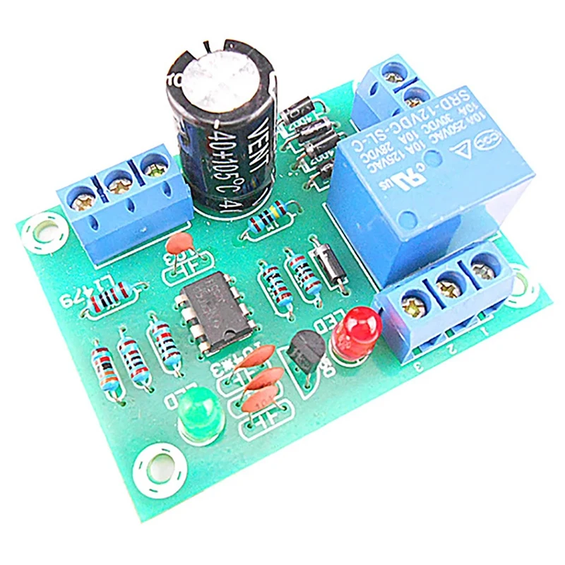 Liquid Water Level Detection Sensor Module, 12V DC Relay Controller Switch Automatic Detection Pump Tank Water Level Controller