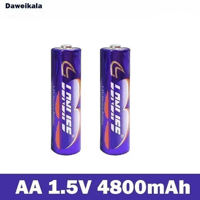 Alcaline-リチウム電池付きLEDライト,新品,mp3 plus,1.5v,4800mah,aaa,1.5v