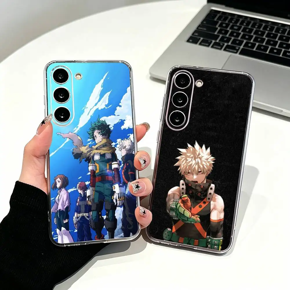 Hot MY-Hero Academia -a Clear Phone Case for Samsung Galaxy A71, A70, A52, A51, A40, A30