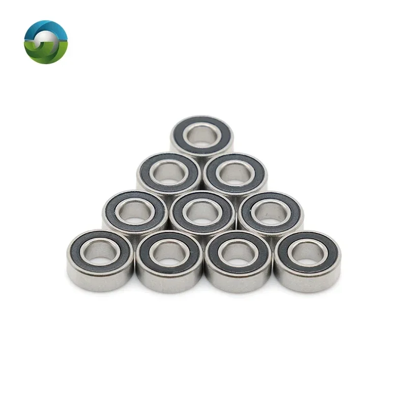 10PCS 698RS Bearing  8x19x6 mm ABEC-7 Hobby Electric RC Car Truck 698 RS 2RS Ball Bearings 698-2RS Black Sealed