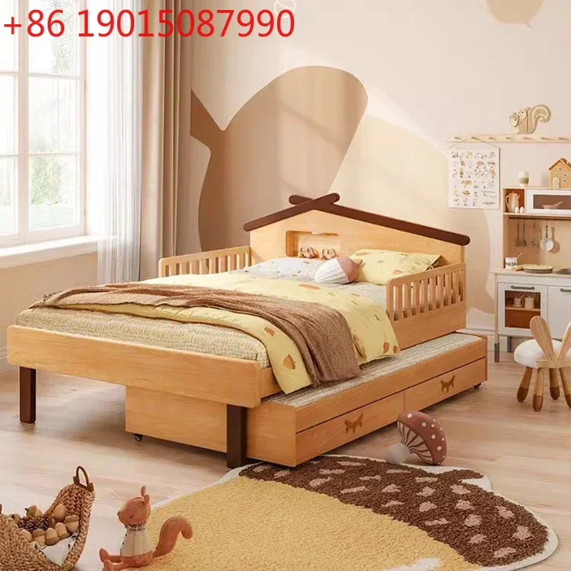 

Роскошная кровать Loft Princess: Детская деревянная кровать-татами с местом для хранения, современная домашняя мебель в скандинавском стиле для сна (Cama Matrimonio)