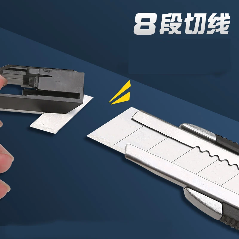 شفرات سكين فنية M&G بديلة بعرض 9 مم/18 مم 10 قطع لكل صندوق للاستخدام الصناعي والسريع