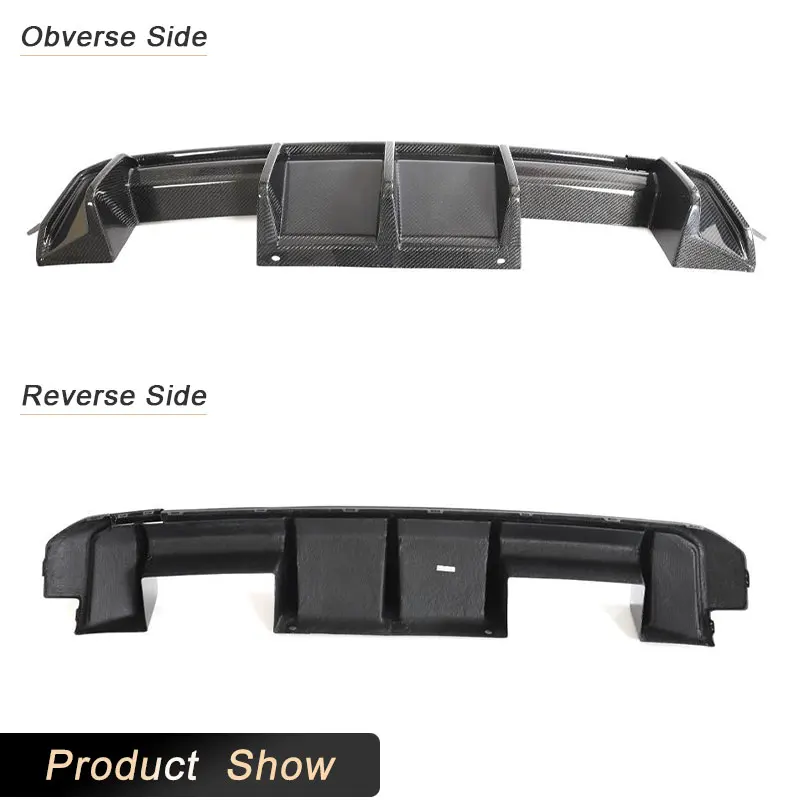 مانع صدمات خلفي للسيارة الناشر الشفاه المفسد لسيارات BMW G80 M3 G82 G83 M4 2021 2022 ألياف الكربون الناشر الخلفي الشفاه المئزر مجموعات الجسم الخلفي