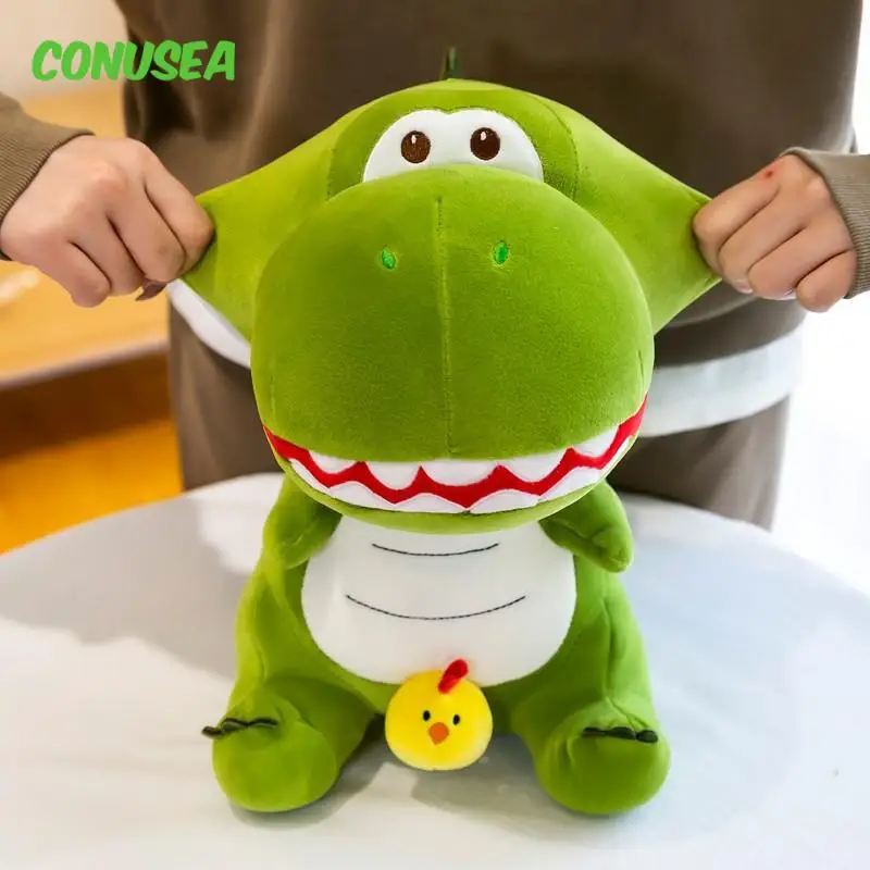 Kawaii Plush Toys Stupid Chicken Dinosaur Pillows Cute Plushies Soft Animals Stuffed Toys for Girls Kids Cushion Birthyday Gift