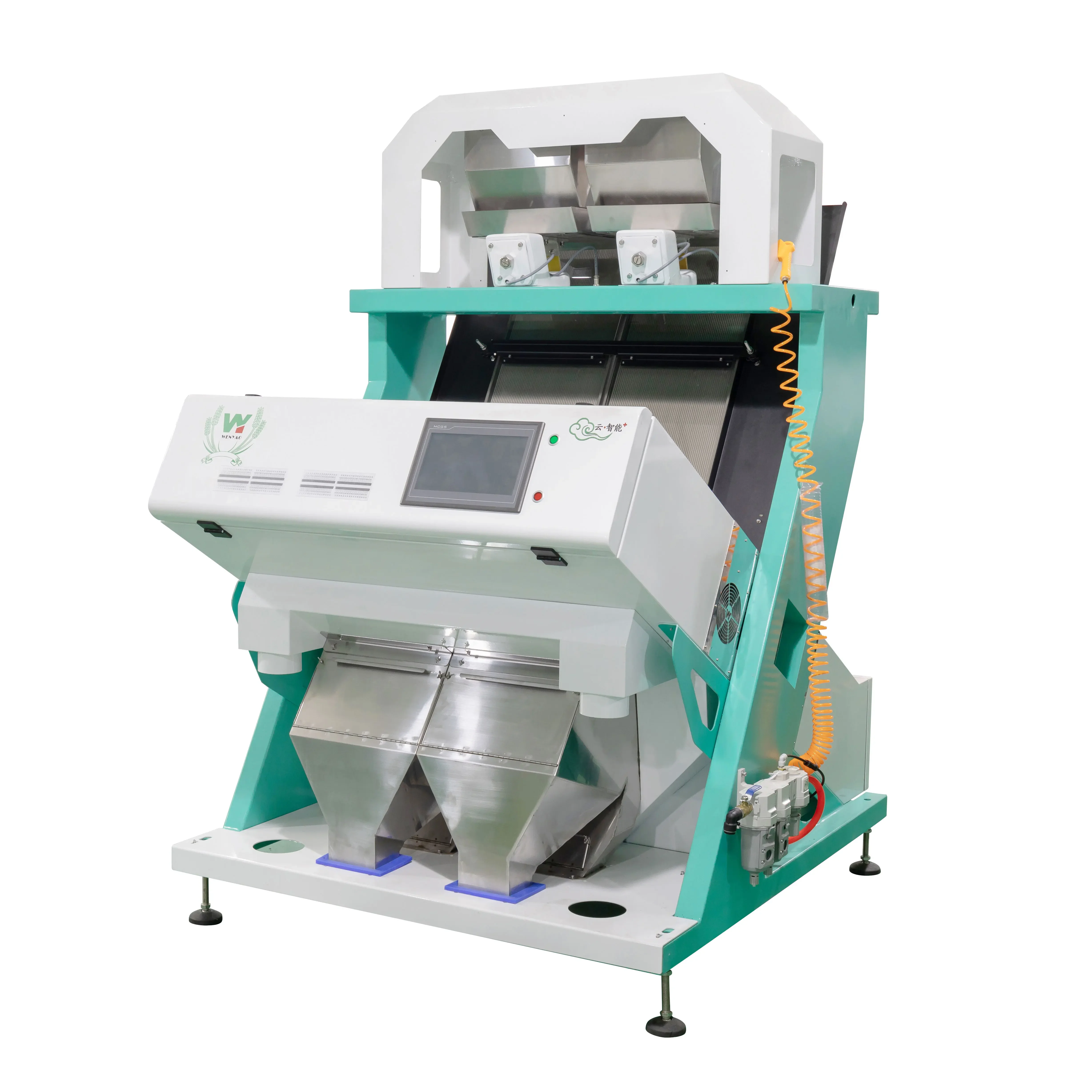 Cheap price high accuracy automated mini compact black green tea color sorting grading machine tea factory