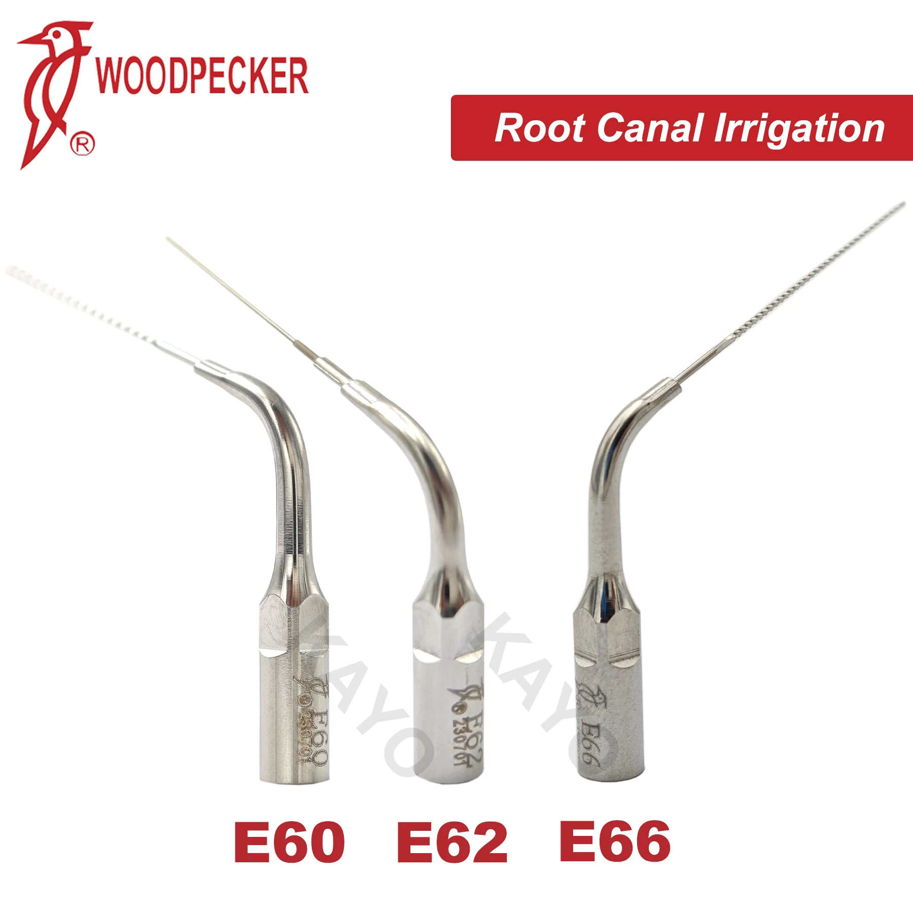 Woodpecker DTE Dental Ultrasonic Scaler Tips For Root Canal Irrigation Dia 0.15/0.2/0.3mm Fit EMS UDS NSK SATELEC Scaler