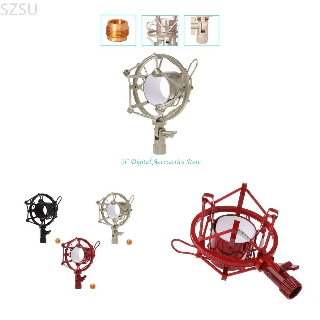 

SZSU Metal Shockproof Studio Recording Microphone Shock Mount Mic Holder Clip