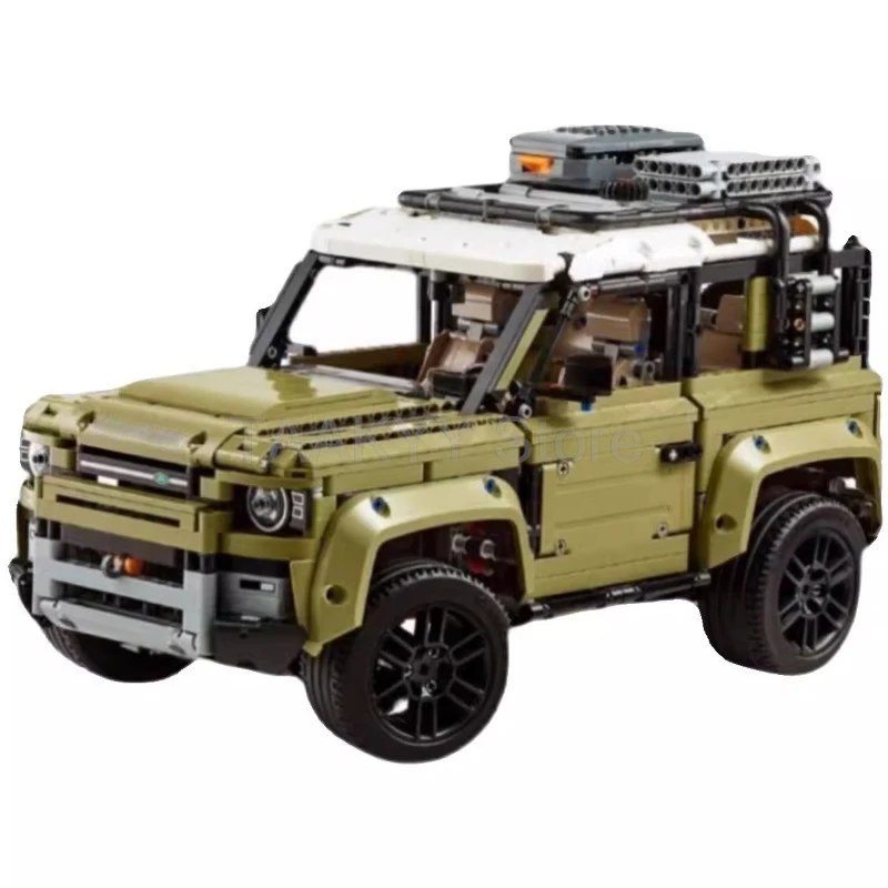 2600 pçs técnico fora de estrada defender esportes carro blocos de construção 42110 conjunto modelo moc veículo brinquedos tijolos modelo para meninos adulto presente