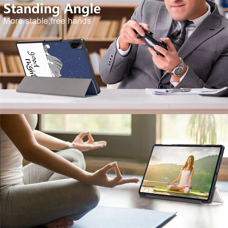 Für Glory Honor PadX8a 11-Zoll-Tablet - Schutzhülle Dreifach Faltbare Hartschale – Detail 13