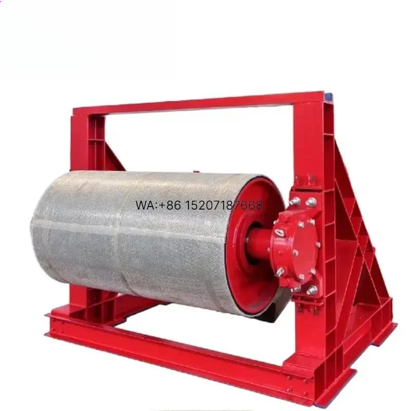 Wmwmnu for Brand Flat Heavy Tail Conveyor Pulley Steel Drum Roller Bearing Heat Resistant Oil Resistant Durable Customized