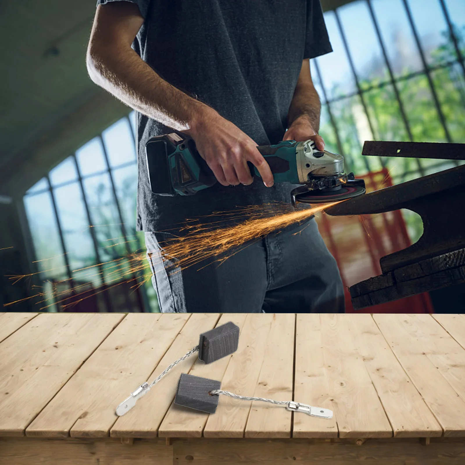 A Reliable Pair of Replacement Carbon Brushes Suitable for the For Metabo Angle Grinders Specifically Model For WEP15150