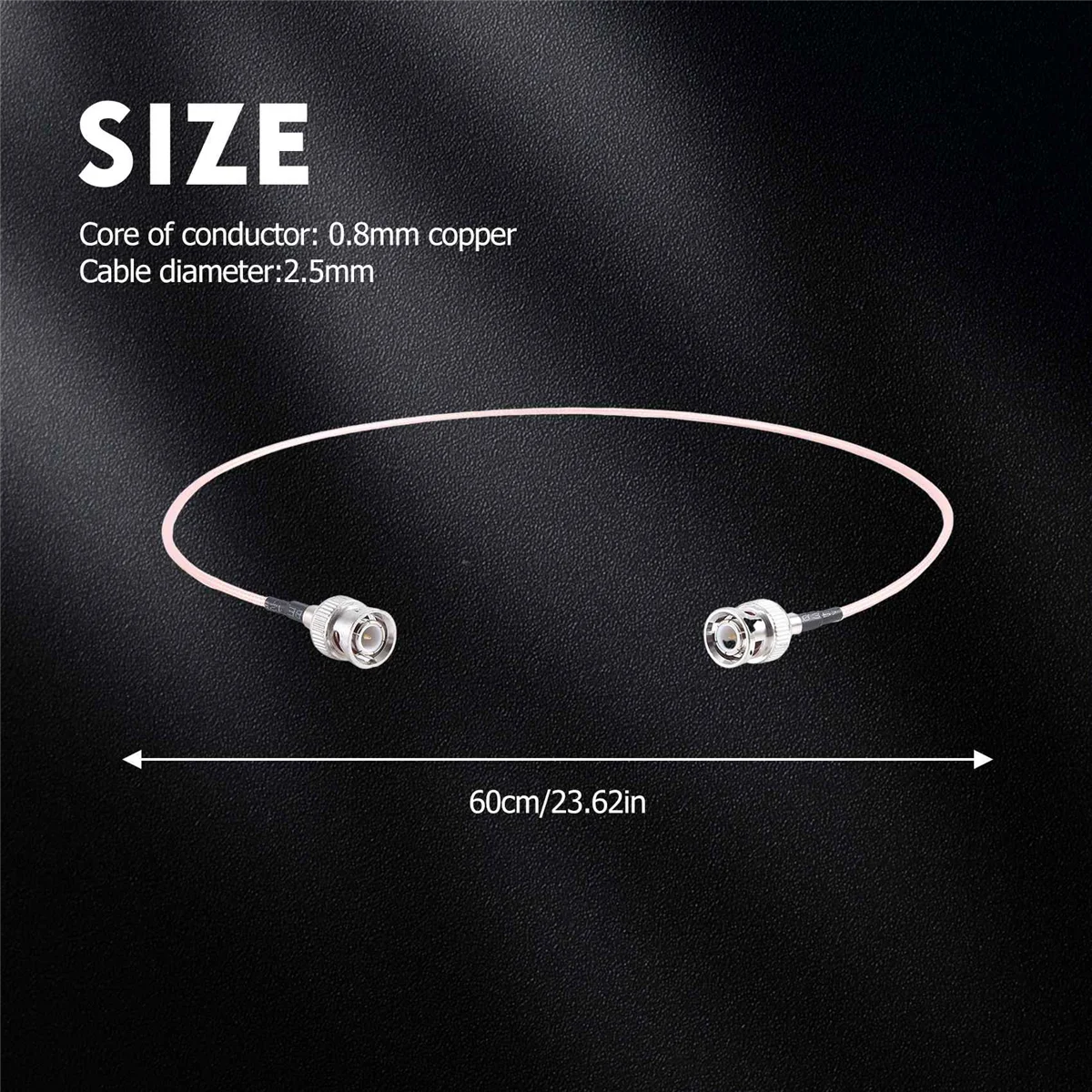 كابلات طول مخصص- LanParte HD-SDI HD SDI كابل فيديو ذكر HD SDI تمديد كابل 60 سنتيمتر لكاميرا BMCC BMPC Hyperdeck G