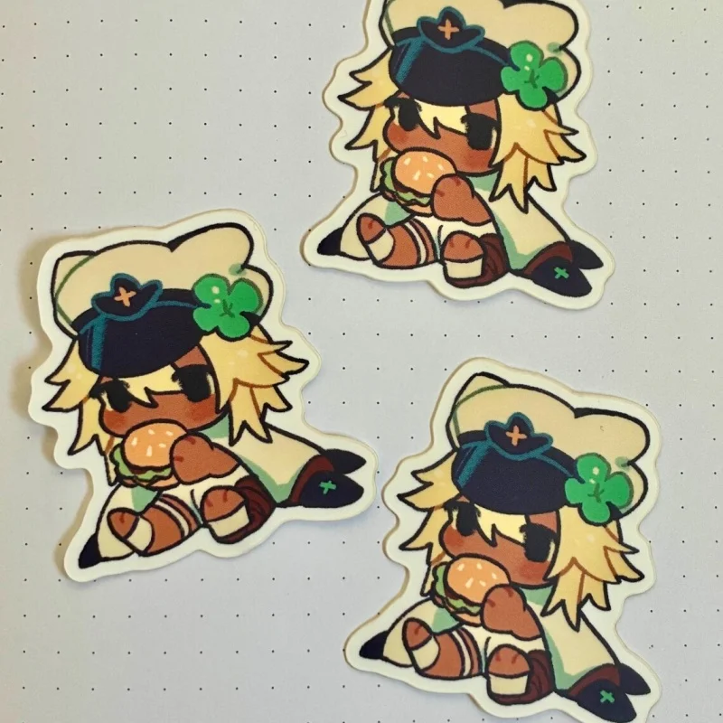 Ramlethal Valentine Guilty Gear Waterproof Vinyl Sticker, Anime Cosplay Accessory, Decal for Laptop Water Bottle Car Gamer Gift view 6