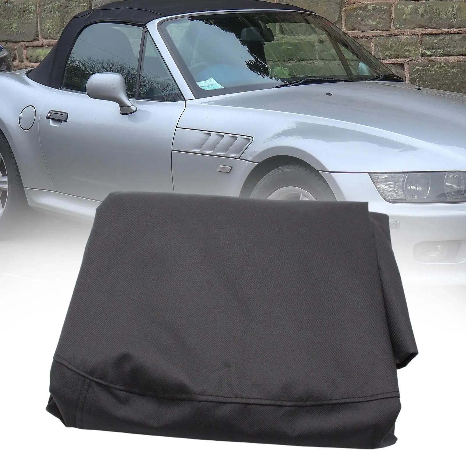 

Hood Half Cover Indoor Summer Car Cover Auto Body Cover Protection Soft Top Roof Protector Half Cover Waterproof for BMW Z3