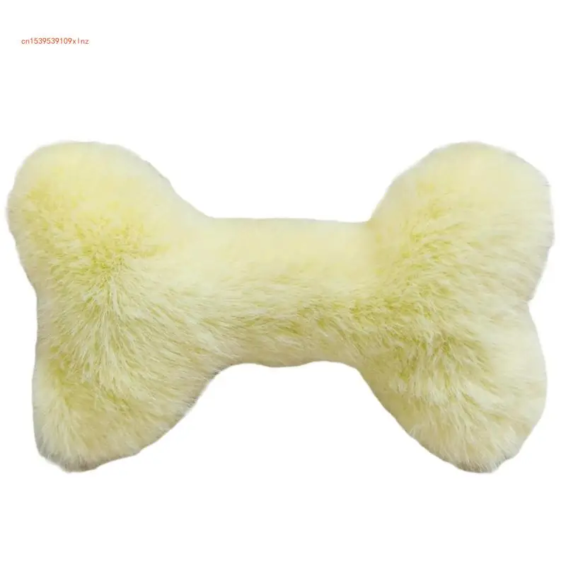 Plush Dog Bone Applique Craft Making Accessories Clothing Garment Hair Clip Hairband Ornament Crafting Project Supply