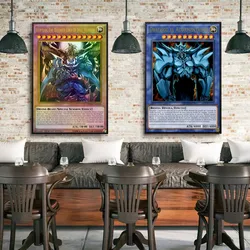 Karty Yu-Gi-Oh Plakaty anime Przyklejona naklejka papierowa DIY Pokój Bar Kawiarnia Kawaii Wystrój pokoju