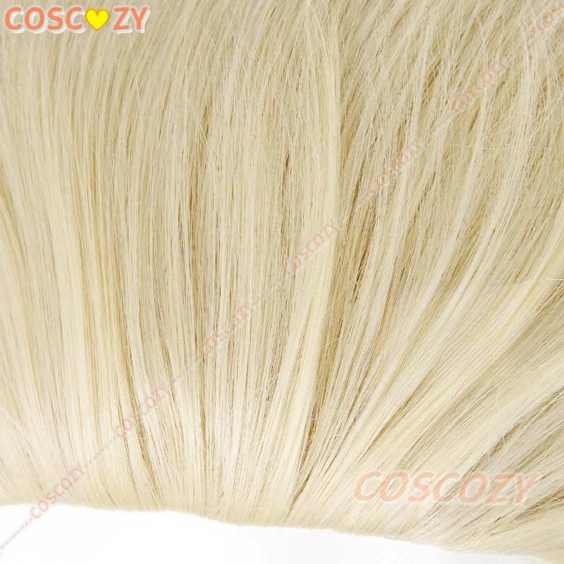 Rintaro Tsumugi Cosplay Pruik Anime De Geurige Bloem Bloemen met Waardigheid Blond Kort Haar Halloween Party voor Vrouwen Mannen Jongens