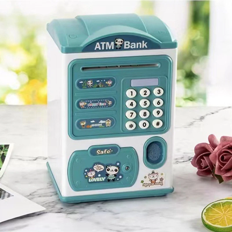 F19F Electronic Piggy for Kids Money with Password ATM Coin Can