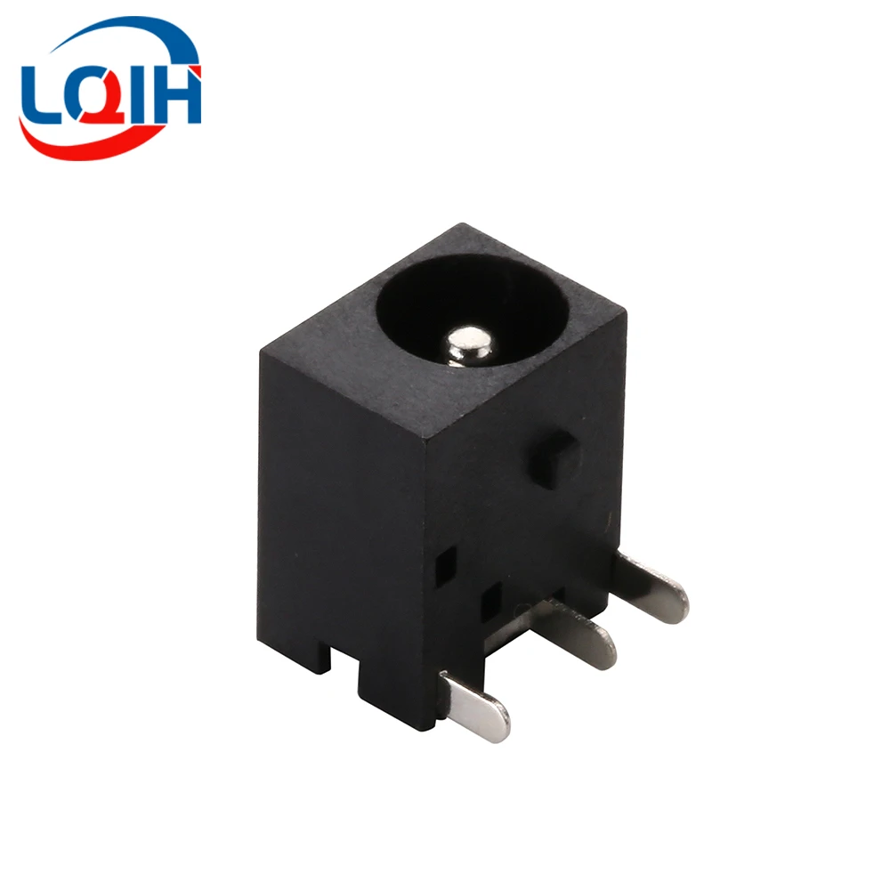 10Pcs DC-044 5.5x2.1mm DC Power Female Socket Supply Connector 5.5*2.5mm 3 Pin Panel Mount Jack Plug Adapter Connectors