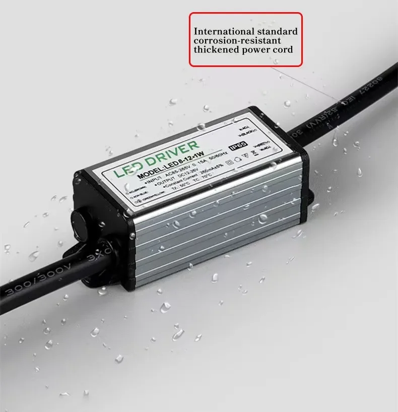 Tubo de luz LED impermeable profesional IP65 moderno para baño/cocina/exterior 5W/10W/15W/20W/25W/30W montaje en superfi