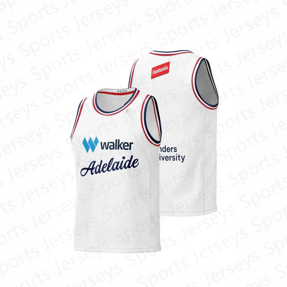 24/25 New Arrivals Australian Basketball Adelaide Men Basketball Summer Sports Jersey Boy Basketball Training Special Set