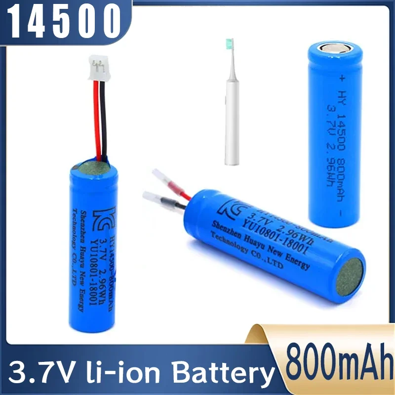 14500 Li-ion Battery for C2 D828 3.7V 800mah Rechargeable for JJRC Stunt Dump RC Car Boat Tank Truck Replace Toy Accessory SM-2P