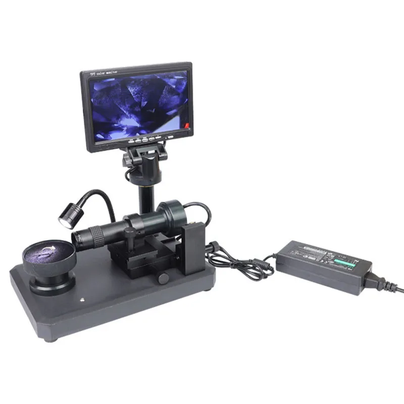 7 "LCD مجهر رقمي 110X الماس نقش المشاهد Gia الليزر مراقب أداة تقييم الخصر مرآة عدسة مكبرة