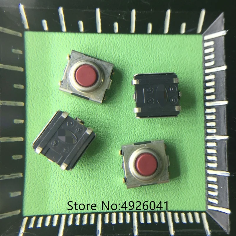 

10PCS/lot Japan SKHUQGE010 2.55N Waterproof and Dust Tact Switch 6*6*3.1 Patch 4 Foot Foot Button Micro Motion