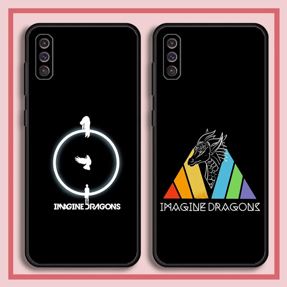 I-Imagine D-Dragons Night Visions Phone Case For Samsung S23,23,22,30,21,10,9,Note20 Ultra,Lite,Ultra,5G,Plus,FE,Black Soft Case