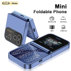 SERVO F15 Mini GSM Flip mobiele telefoon 2 SIM Blacklist Magic Voice Auto Call Record Speed Dial MP4 Torch Leuke kleine vouwmobiele telefoons
